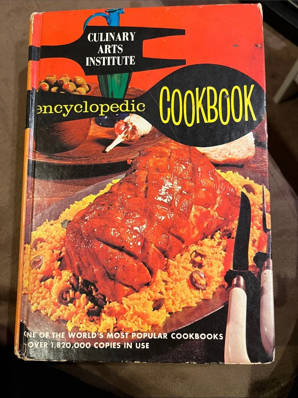Culinary Arts Encyclopedic Cookbook - hardcover vintage